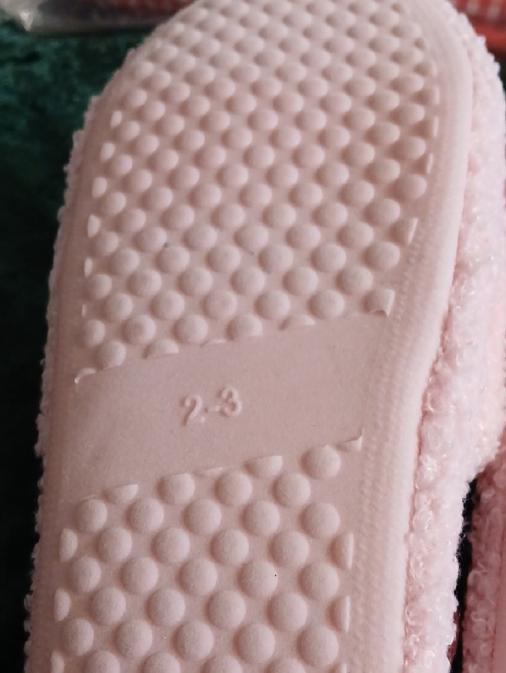 Hello Kitty Pink Plush Slide Slippers - Picture 4 of 5